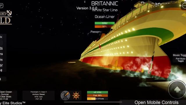 Britannic Sinks!