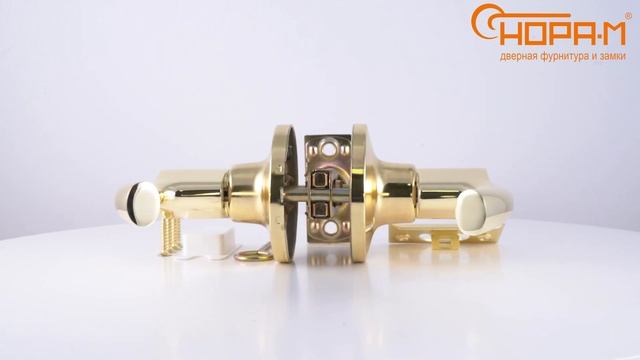 Ручки с защелкой ТТ1-05 без запирания NEW, цвет - золото смотреть онлайн