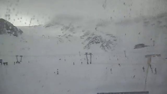 КитцШтайнХорн / Австрия / янв. 2020 - вид с вагончика №2 смотреть онлайн