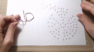 Идеальный круг крючком столбиками без накида