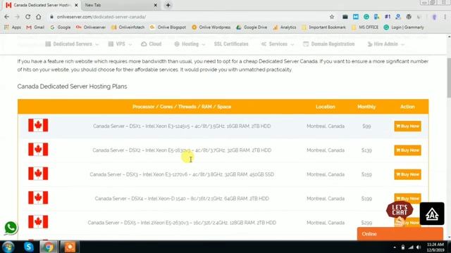 Canada Dedicated Server Plan DSX6 with Anti-DDoS Pro - Onlive Server смотреть онлайн