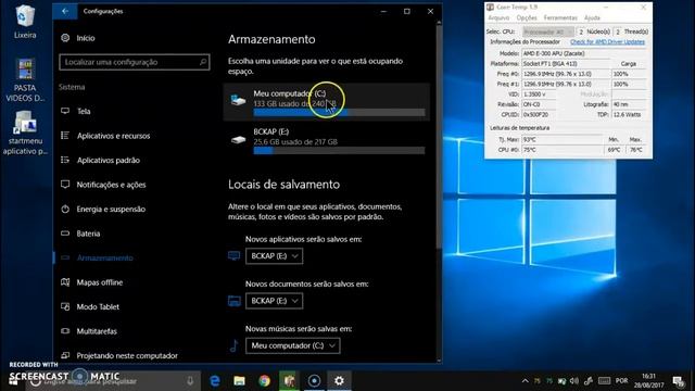 Ferramenta Energia Suspensão e Armazenamento no windows 10 смотреть онлайн