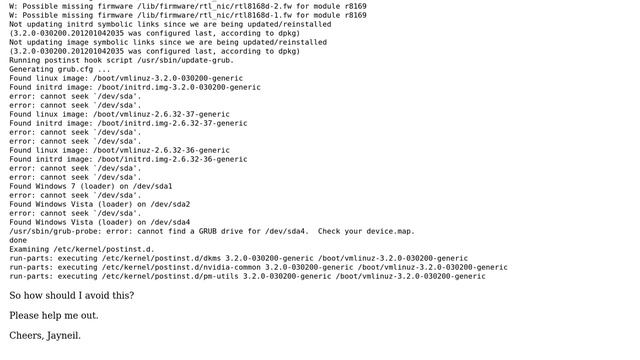 Ubuntu: Problems while upgrading the kernel in Ubuntu 10.04 64 bit to 3.2 version смотреть онлайн
