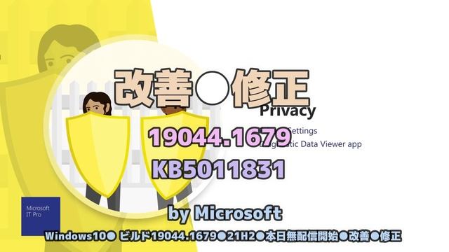 Windows10● ビルド19044 1679●21H2●本日無配信開始●改善●修正 смотреть онлайн