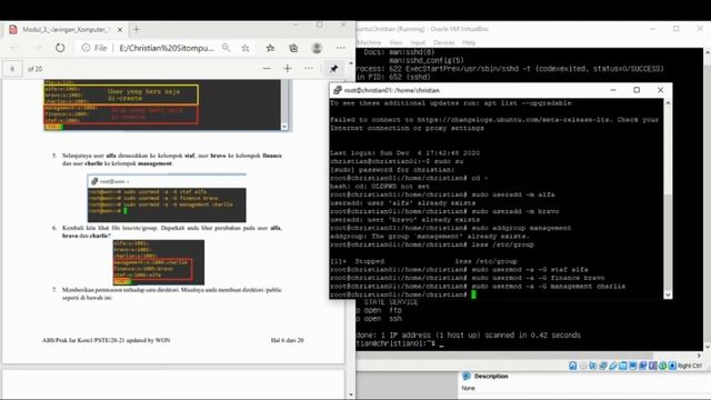 Manajemen User Group dan Samba смотреть онлайн