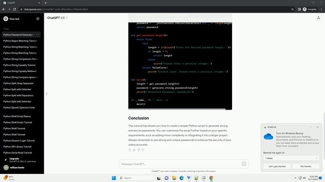 python strong password generator смотреть онлайн