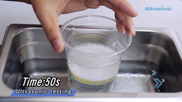 Ultrasonic Cleaner Defoaming and Emulsification Test смотреть онлайн