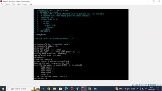 konfigurasi ftp server debian 11 смотреть онлайн