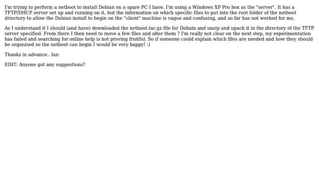DevOps & SysAdmins: Debian netboot via PXE required files смотреть онлайн