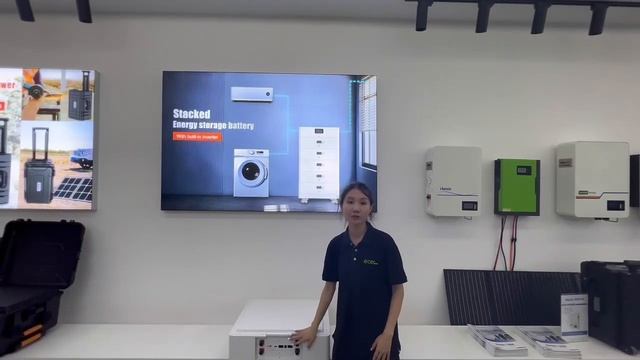 Trolley Case Solar Portable Power Station With Inverter Generator 5000 Watt смотреть онлайн