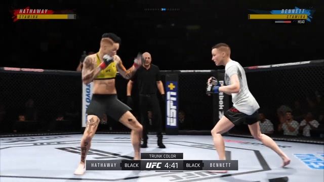 Spinning Side Kick ain't no joke | UFC 4 Career Mode смотреть онлайн