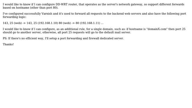 Unix & Linux: DD-WRT - Host-based forwarding смотреть онлайн