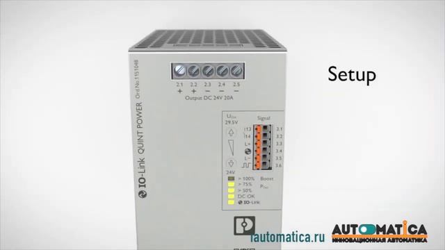 PHOENIX CONTACT - Коммуникативная система питания 24 В для максимальной прозрачности данных смотреть онлайн