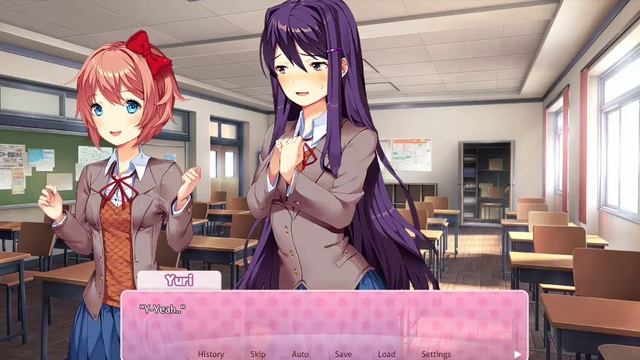 Yuri's first video || Doki Doki Literature Club смотреть онлайн
