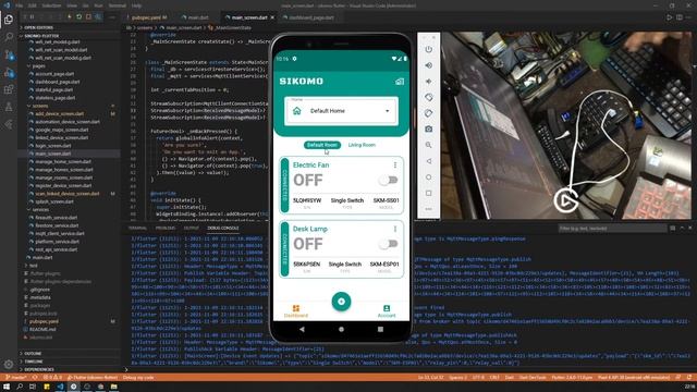 SIKOMO [ SISTEM KONTROL & MONITORING ] | ESP8266 | FLUTTER | MQTT | PART 1 | DEMO смотреть онлайн