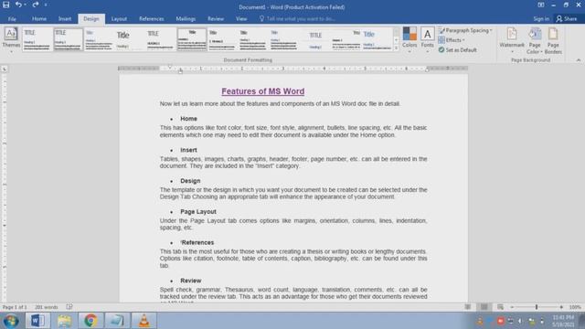 Features of MS Word | What is MS Word ? | Word 2016 смотреть онлайн