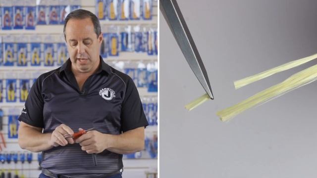 Jonard TK-325 Ergonomic Kevlar Shears W/ Sheath - Available From Fiber Optic Center