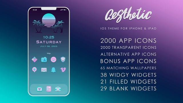 Aesthetic iOS Theme ✨ Custom Icons ✨ iPhone Icon Pack ✨ Widgy Widgets ✨ Transparent Icons смотреть онлайн