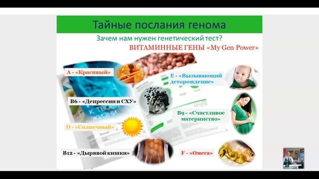Генетический тест My Gene Power- уникальный инструмент сайта www.gloryon.com смотреть онлайн