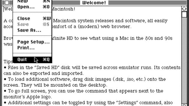System 1.0 Test | Infinite Mac Demo! смотреть онлайн
