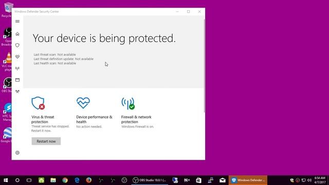 Microsoft Windows Defender Security Center - Disable Tray Icon смотреть онлайн