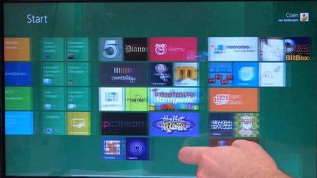 Windows 8 Metro Interface (developer preview) смотреть онлайн