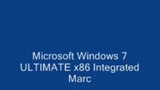 Microsoft Windows 7 ULTIMATE x86 Integrated March 2010 смотреть онлайн