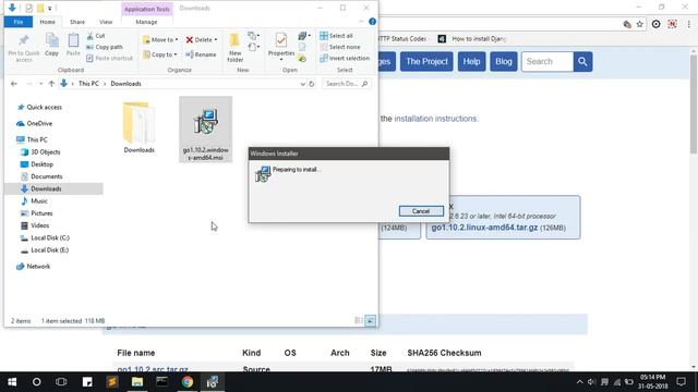 DT010 - How to install Go in your windows system смотреть онлайн