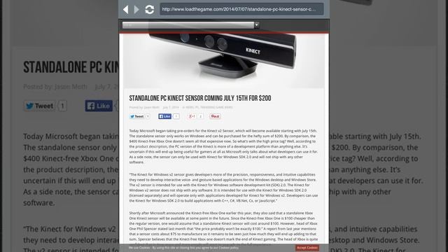 Kinect 2.0 for 200 dollars!!!!!!!!!!! смотреть онлайн
