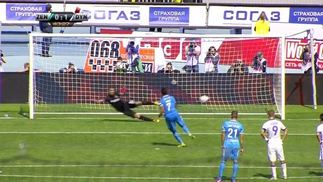 Zenit Saint Petersburg 2-1 Dinamo Moscow смотреть онлайн