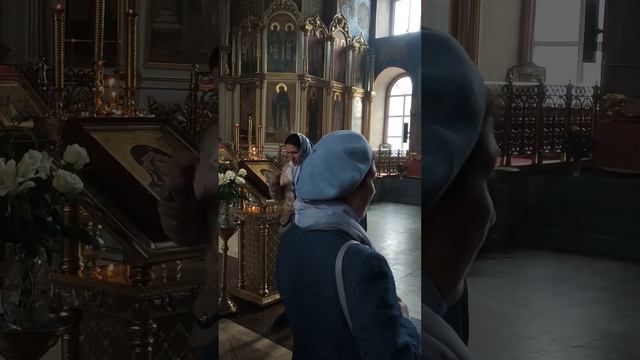 Благодарственные молитвы по Святом Причащении.Молебен .Богоявленский Собор смотреть онлайн