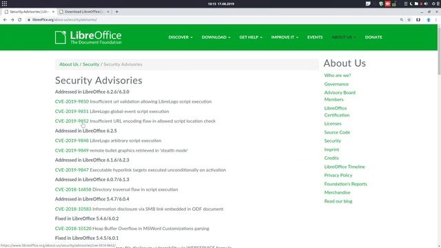Why is very important to upgrade to 6.2.6 or to 6.3 version of LibreOffice? смотреть онлайн