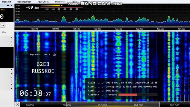 (Es) 104.8 Russkoye radio - Ukraina, Kherson 2197km 25/08/19 смотреть онлайн