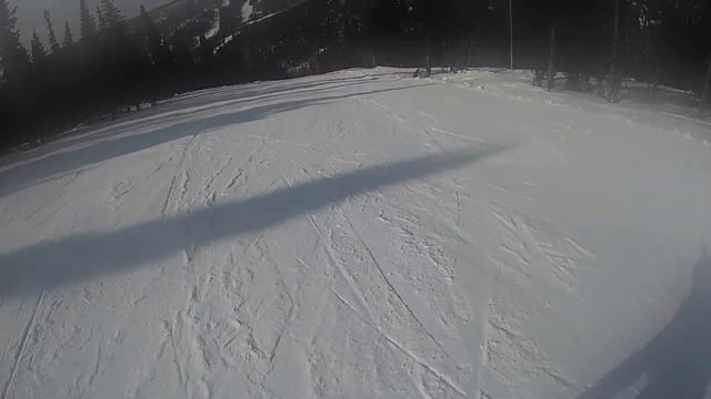 Шерегеш, сектор Е, основная трасса 2, 25.02.2019г. смотреть онлайн