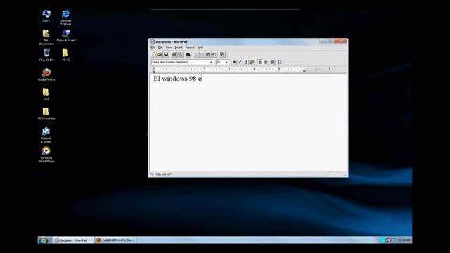 WINDOWS 98 CONVERTIDO EN WINDOWS7 смотреть онлайн