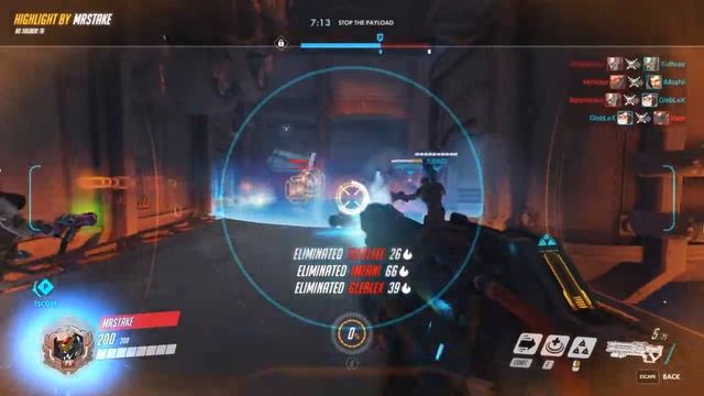 Overwatch Soldier 76 sextuple kill!!!but no play of the game.... смотреть онлайн