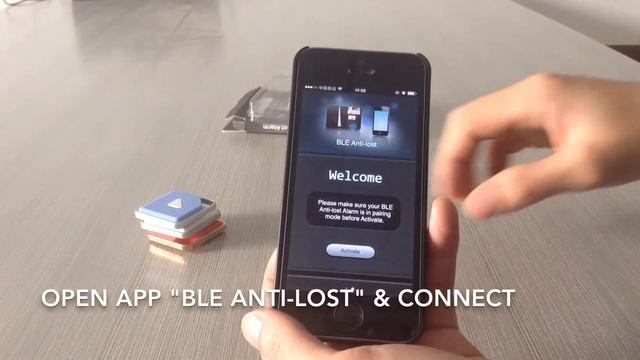 Bluetooth anti-lost & Remote Shutter for iPhone & Android accessory смотреть онлайн