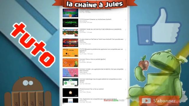 [TUTO] FAIRE UN LIVE AVEC ANDROID 4.4 смотреть онлайн