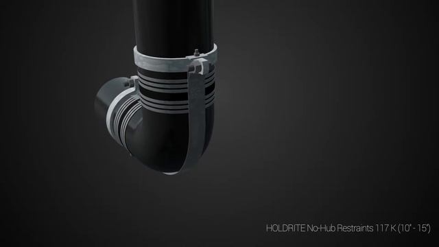 HOLDRITE 117 Series No-Hub Fitting Restraint - Short Sweep Quarter Bend 10-15" смотреть онлайн