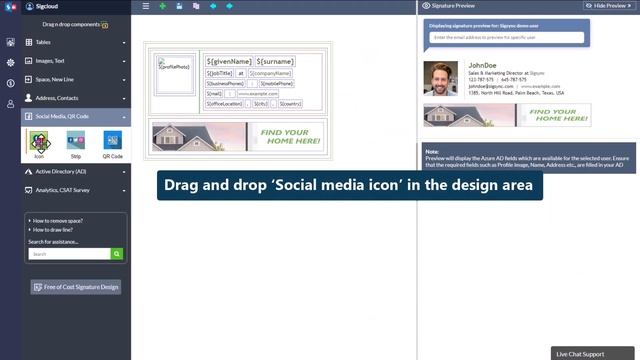 Add Social media icons in Email Signature Template смотреть онлайн