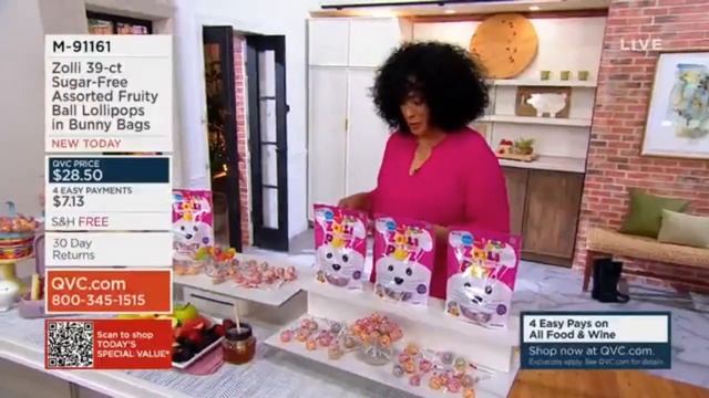 Zolli 39-ct. Sugar-Free Assorted Fruity Ball Lollipops in Bunny Bags earlier today смотреть онлайн