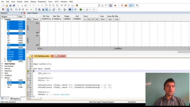 Concept of OS Clock Ticks and Delay in Real Time Operating System with simulation смотреть онлайн