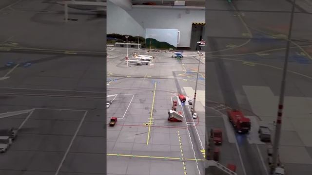 The Airport Model Inthe Hamburg Museum Was Included Inthe Guinness Bookof Records Knuffingen Airpor