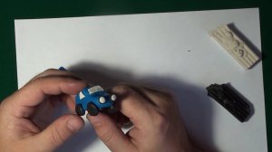 Как слепить машину из пластилина