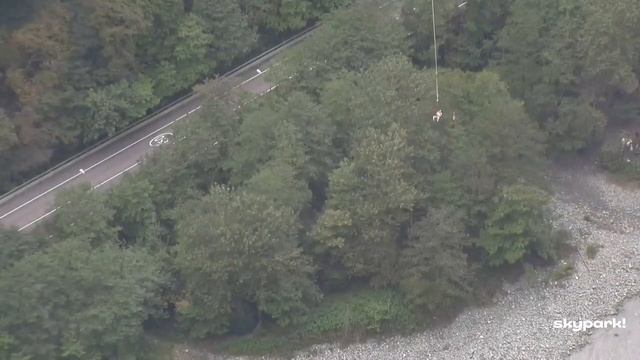 Прыжок с резинкой с Банджи 207 метров. Skypark. Сочи смотреть онлайн