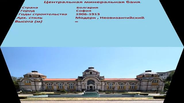 Центральная минеральная баня (София) смотреть онлайн