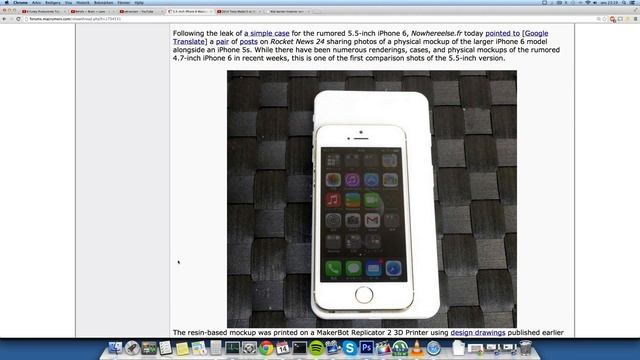 NEW Apple iPhone 6 5 5 Mockup vs Apple iPhone 5S Size Comparison смотреть онлайн