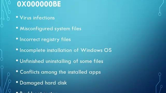 Fix Windows Stop Error 0x000000BE смотреть онлайн