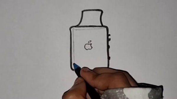 How to draw Apple watch | Apple soatini qanday chizish mumkin|Как нарисовать Apple Watch|DFK Jes AR