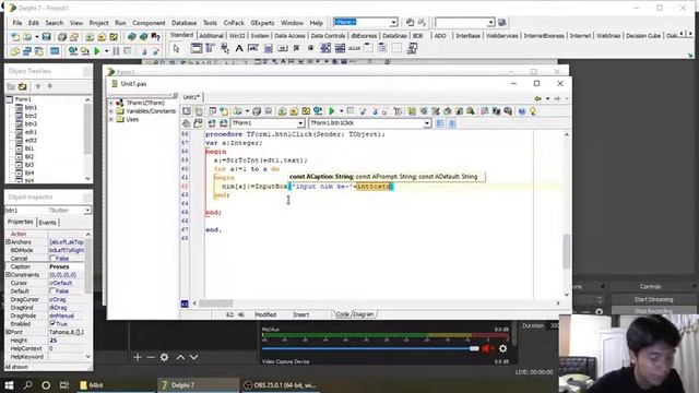 Program nilai array pada Delphi 7 смотреть онлайн